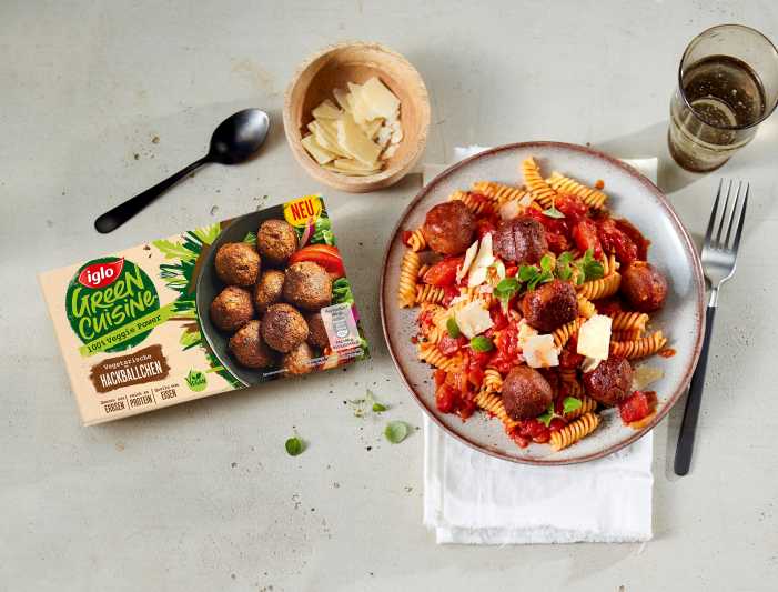 Iglo brutzelt Veggie-Fleisch