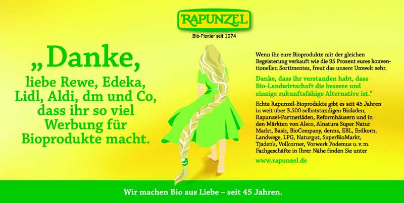 LEH: Rapunzel sagt Danke
