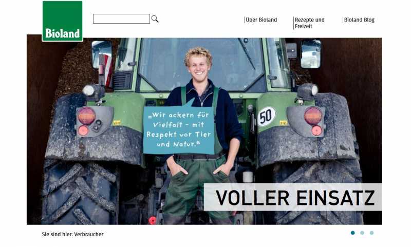 Bioland mit neuer Website
