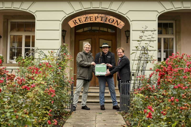 Hotel auf Schloss Kirchberg ist Bioland-Partner