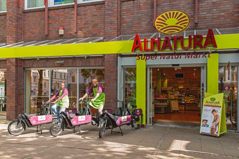 Alnatura: E-Lastenräder auch in Hamburg