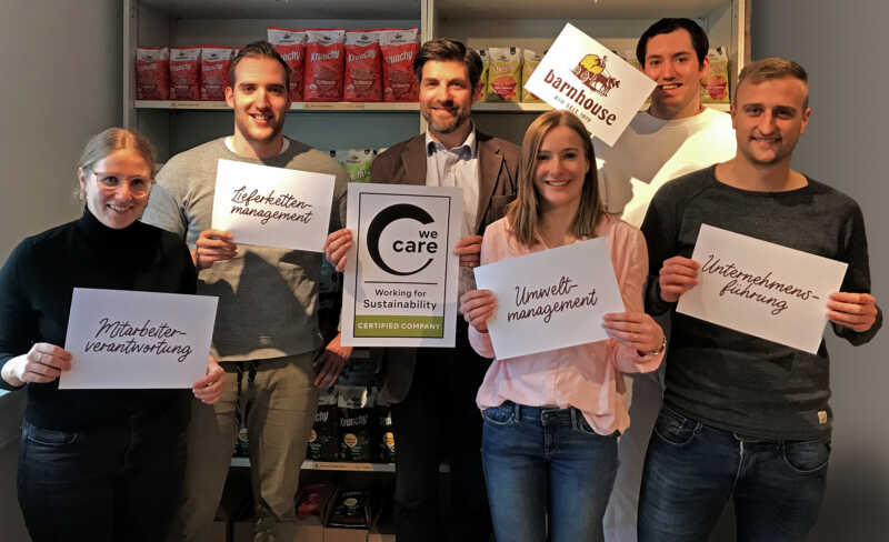 We Care-Siegel für Barnhouse