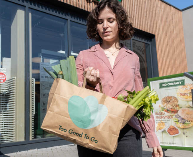 Bio Company spart Emissionen mit Rettertüten