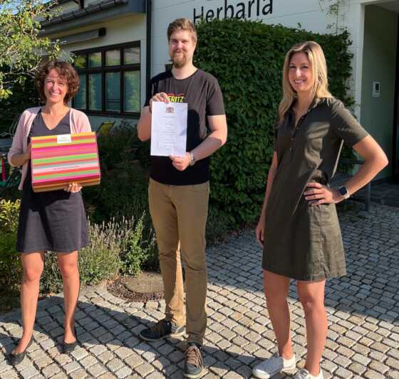 Bayerische Staatspreis für Azubi von Herbaria