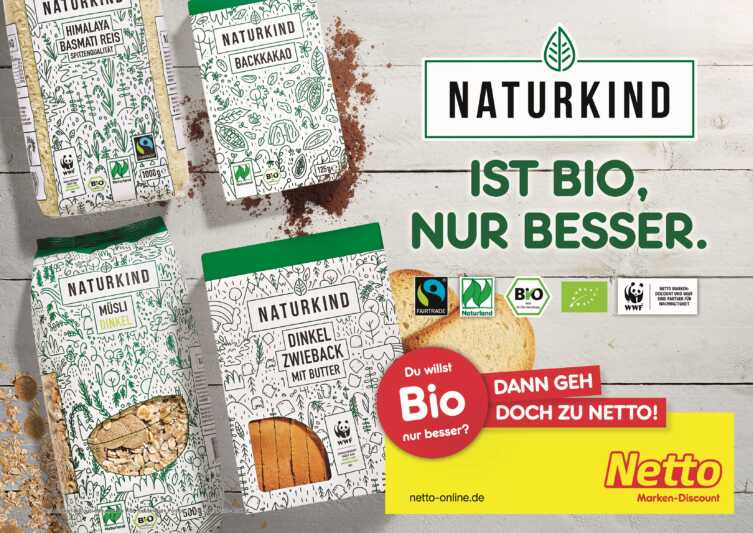 Netto: Besser-Werbung für Naturkind