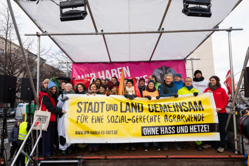 Demo gegen agrarpolitischen Stillstand