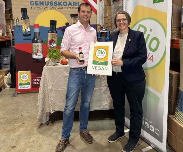 Bio Austria wirbt für Vegan-Logo