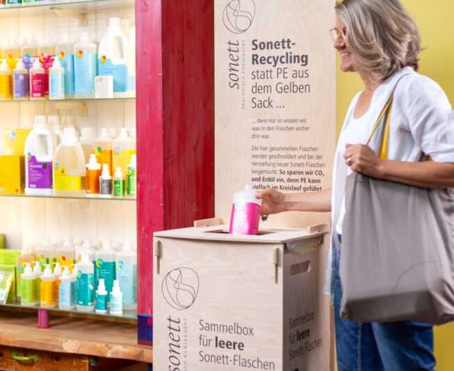 Sonett: 131 Tonnen Gebinde recycelt